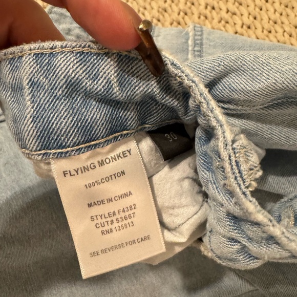 High-rise light wash, flare jeans - Picture 2 of 5